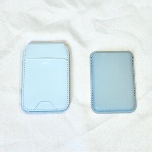 NWOT Set of 2: Magnetic Blue iPhone Wallet Attachments